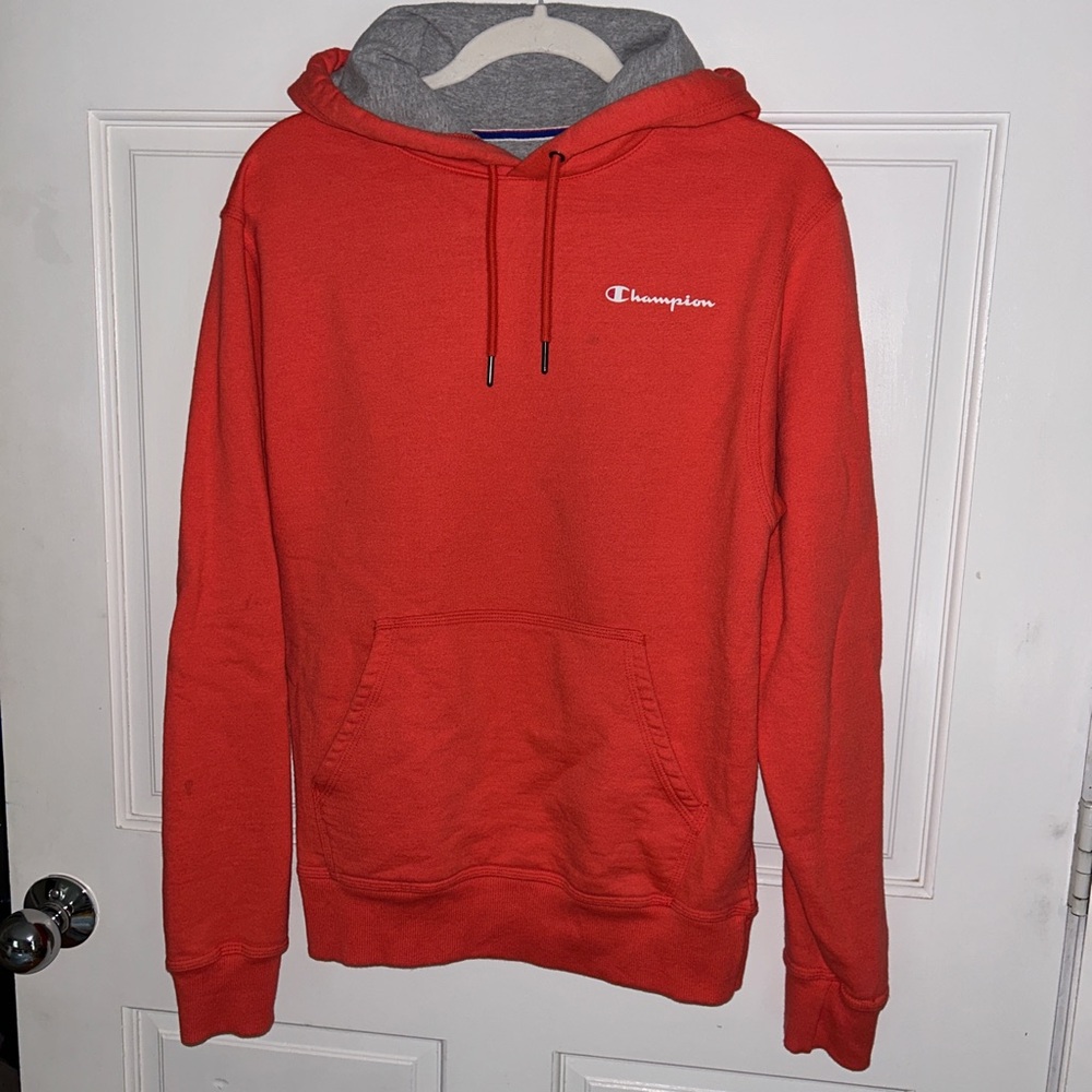 Champion women’s orange hoodie, perfect condition